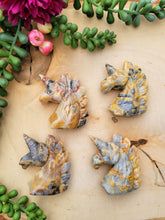 Load image into Gallery viewer, Crazy Lace Agate Unicorn Crystal Carving