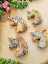 Load image into Gallery viewer, Crazy Lace Agate Unicorn Crystal Carving