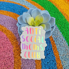 Load image into Gallery viewer, Anti Social Mom Hologram Sticker