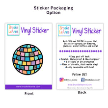 Load image into Gallery viewer, Disco Ball Glitter Sticker