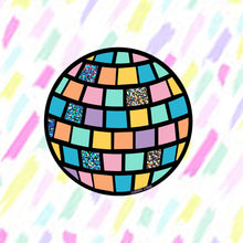 Load image into Gallery viewer, Disco Ball Glitter Sticker