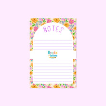 Load image into Gallery viewer, Flower Notepad Stationery