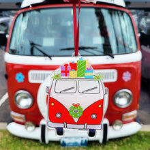 Load image into Gallery viewer, VW Bus Van Christmas Ornament