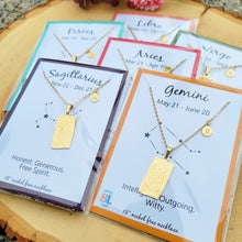 Load image into Gallery viewer, Zodiac Constellation Necklaces