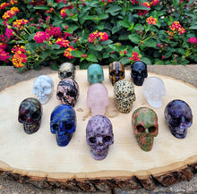 Load image into Gallery viewer, Crystal Gemstone Skulls 2" | Crystal Skull Brooke LeAnne