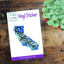 Load image into Gallery viewer, Blue California Sticker
