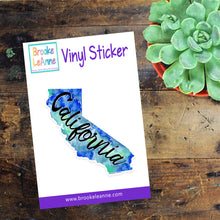 Load image into Gallery viewer, Blue California Sticker