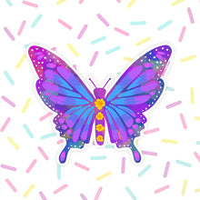 Load image into Gallery viewer, Butterfly Greeting Card with Vinyl Sticker