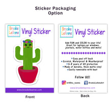 Load image into Gallery viewer, Cactus Sticker