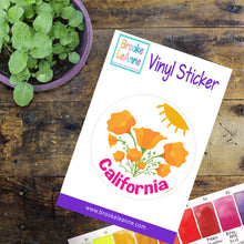 Load image into Gallery viewer, California Poppy Sticker