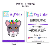 Load image into Gallery viewer, Cat and Love Sticker