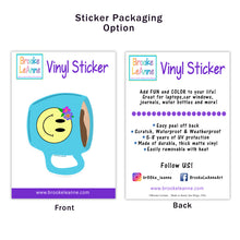 Load image into Gallery viewer, Coffee Smiley Face Sticker