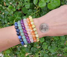 Load image into Gallery viewer, Crystal Bracelet | 8mm Genuine Stacking Gemstone Bracelets