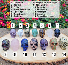 Load image into Gallery viewer, Crystal Gemstone Skulls 2" | Crystal Skull Brooke LeAnne