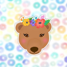 Load image into Gallery viewer, Flower Bear Sticker