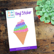 Load image into Gallery viewer, Ice Cream Cone Sticker