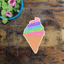 Load image into Gallery viewer, Ice Cream Cone Sticker