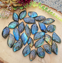 Load image into Gallery viewer, Labradorite Cabochon | Blue Fire Labradorite