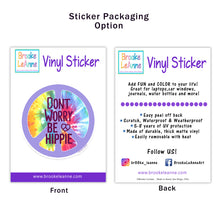 Load image into Gallery viewer, Peace Hippie Sticker