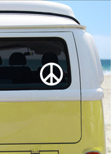 Load image into Gallery viewer, Peace Sign Vinyl Decal