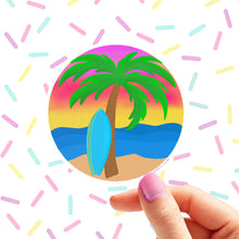 Load image into Gallery viewer, Sunset Surf Sticker