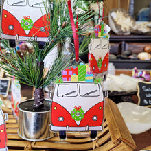 Load image into Gallery viewer, VW Bus Van Christmas Ornament