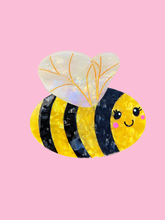 Load image into Gallery viewer, Bee Hair Claw Clip, Bumble Bee Hair Clip
