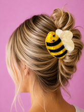 Load image into Gallery viewer, Bee Hair Claw Clip, Bumble Bee Hair Clip
