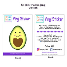 Load image into Gallery viewer, Happy Avocado Sticker
