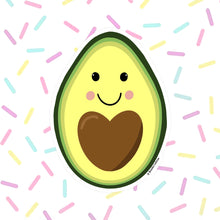 Load image into Gallery viewer, Happy Avocado Sticker

