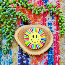 Load image into Gallery viewer, Rainbow Happy Sun Magnet
