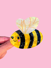Load image into Gallery viewer, Bee Hair Claw Clip, Bumble Bee Hair Clip
