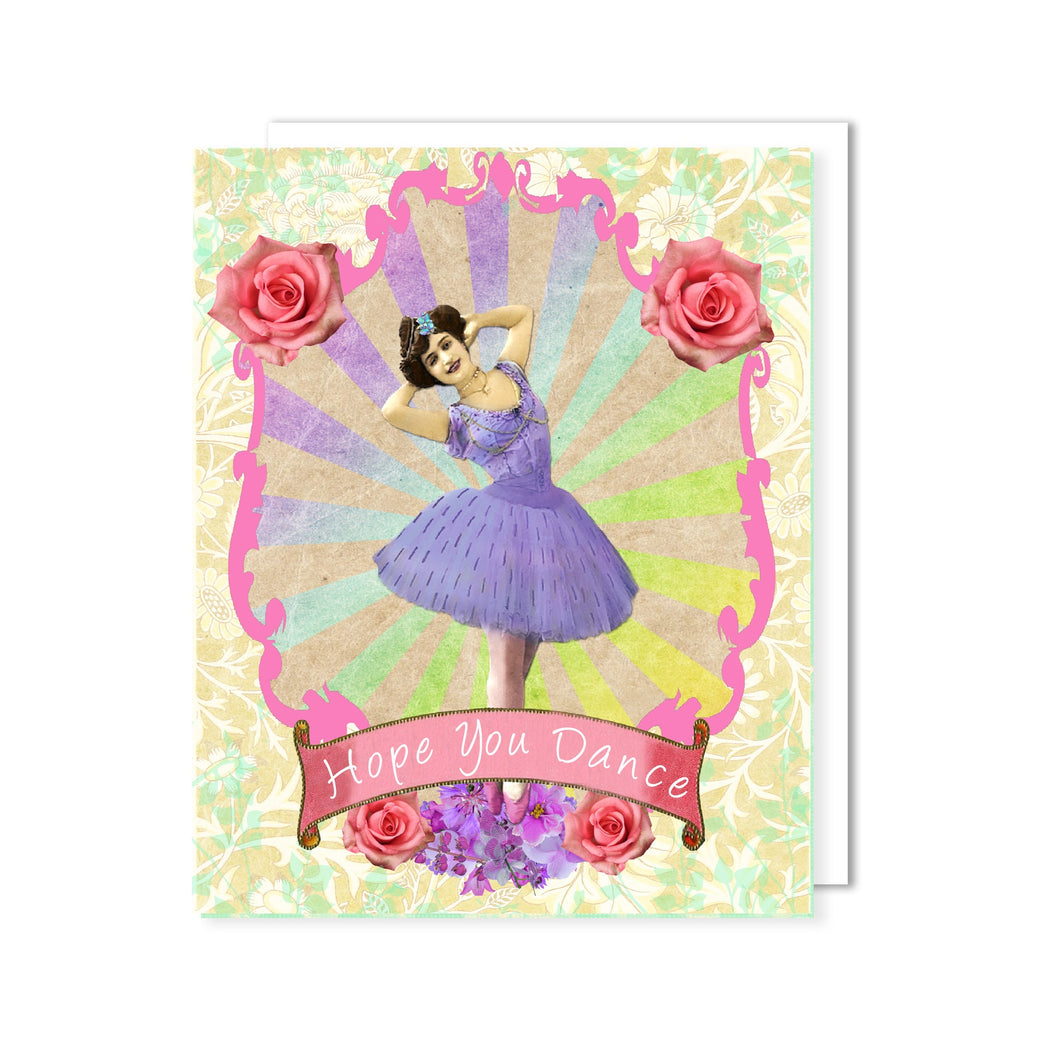 Ballerina Dancer Card