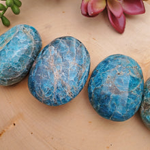 Load image into Gallery viewer, Blue Apatite | Large Palm Stone 115-120g
