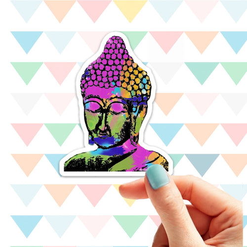 Buddha Head Sticker