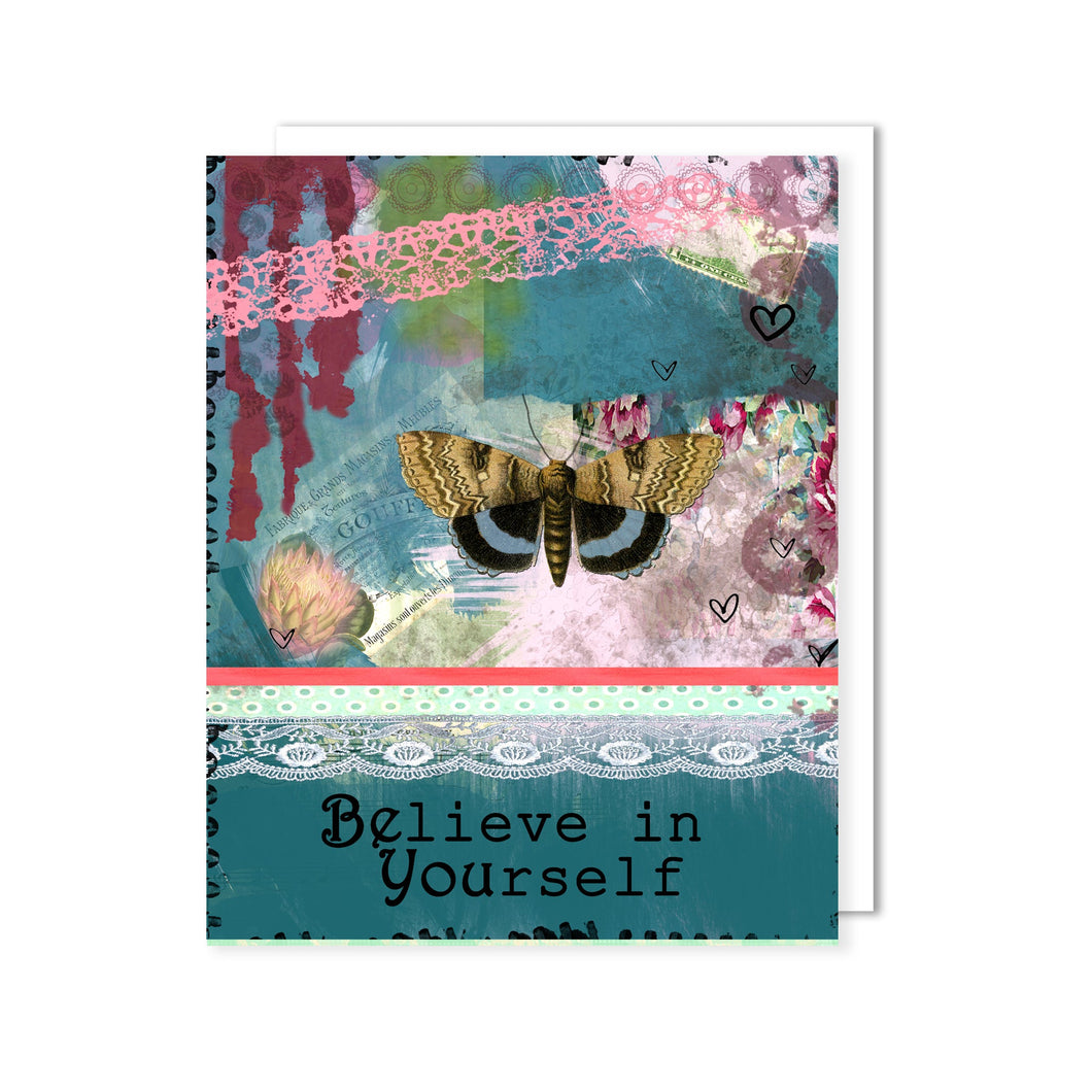 Butterfly Believe in Yourself Card