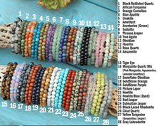 Load image into Gallery viewer, Crystal Bracelet | 6mm Genuine Stacking Gemstone Bracelets
