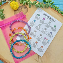 Load image into Gallery viewer, Crystal Bracelet | 6mm Genuine Stacking Gemstone Bracelets
