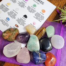 Load image into Gallery viewer, Crystal Set Beginner 12 Starter Stones | Tumbled Stones
