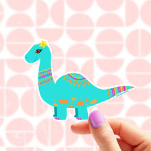 Load image into Gallery viewer, Dinosaur Girl Sticker
