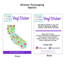 Load image into Gallery viewer, Flower California Sticker
