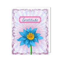 Load image into Gallery viewer, Gratitude Lotus Card
