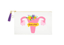 Load image into Gallery viewer, Grow a Pair Zipper Bag
