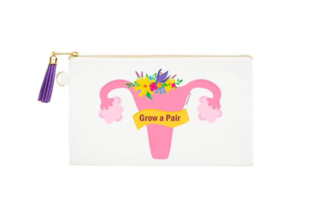 Grow a Pair Zipper Bag
