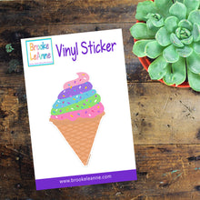 Load image into Gallery viewer, Ice Cream Cone Sticker
