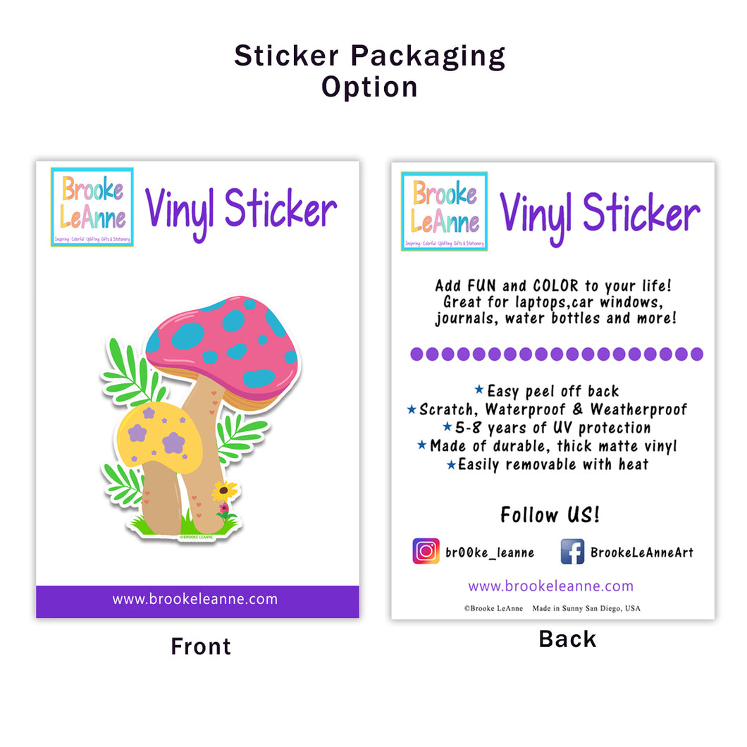 Mushroom Sticker