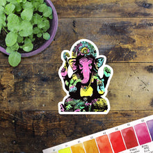 Load image into Gallery viewer, Rainbow Ganesha Sticker
