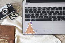 Load image into Gallery viewer, Sloth Meditation Sticker
