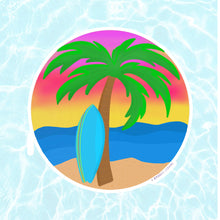 Load image into Gallery viewer, Sunset Surf Sticker
