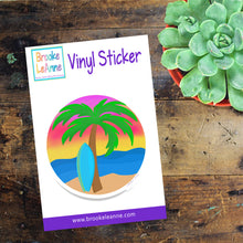 Load image into Gallery viewer, Sunset Surf Sticker
